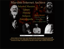 Tablet Screenshot of marxistsfr.org